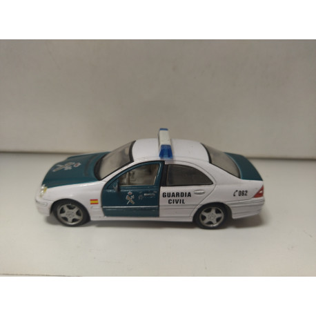 MERCEDES-BENZ CLASE E C 320 GUARDIA CIVIL 1:43 HONGWELL NO BOX/USED/V FOTO
