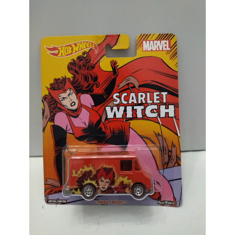 COMBAT MEDIC SCARLET WITCH MARVEL 1:64 HOT WHEELS PREMIUM