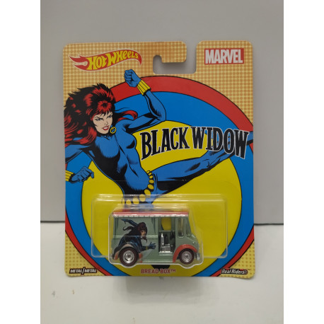 BREAD BOX BLACK WIDOW MARVEL 1:64 HOT WHEELS PREMIUM