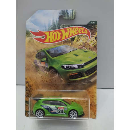 VOLKSWAGEN SCIROCCO GT24 3/6 RALLY 1:64 HOT WHEELS