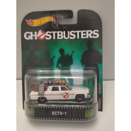 ECTO-1 GHOSTBUSTERS CAZAFANTASMAS 1:64 HOT WHEELS PREMIUM