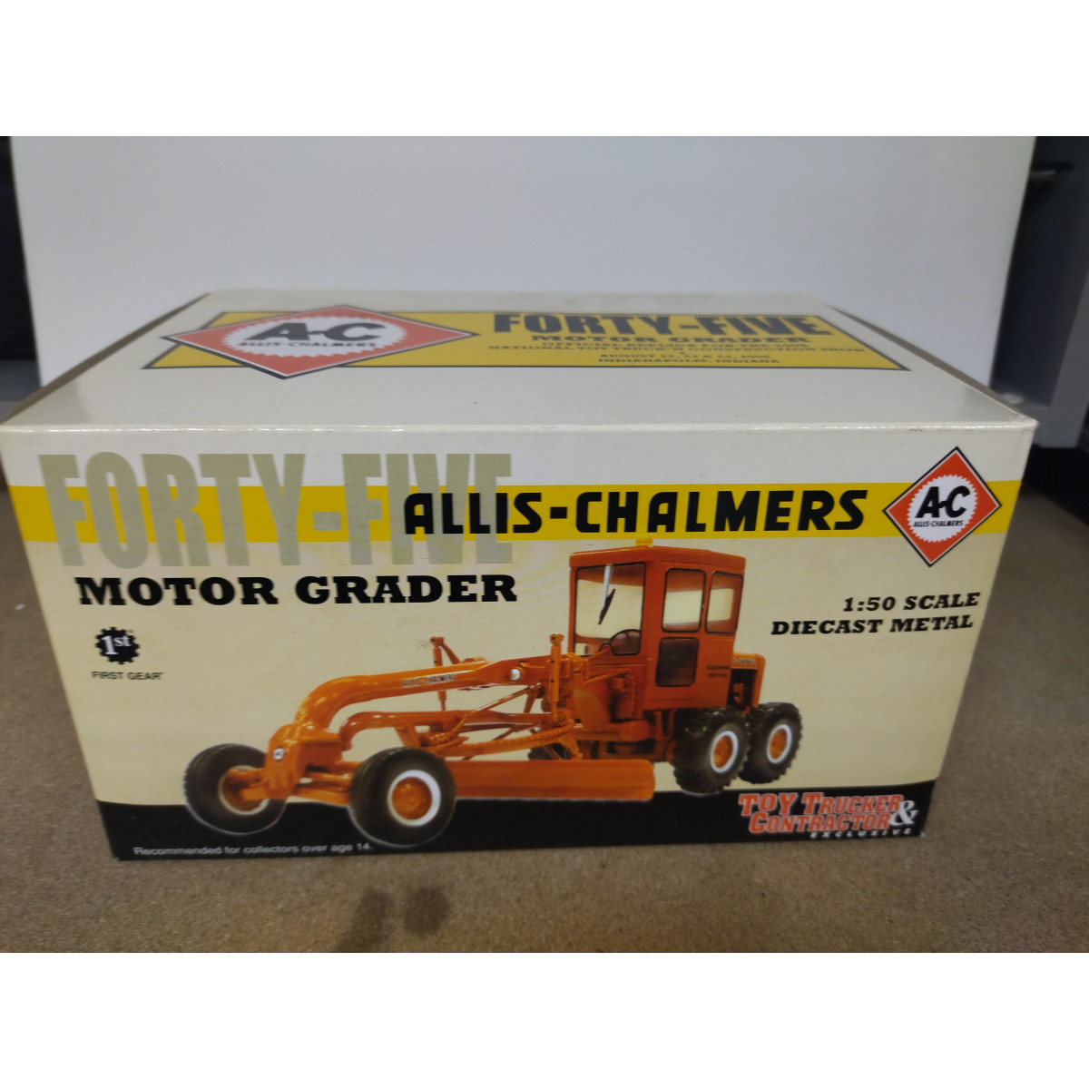 PRIMA MARCIA SCALA 1/50 ALLIS-CHALMERS QUARANTACINQUE LIVELLATORE - Foto 4