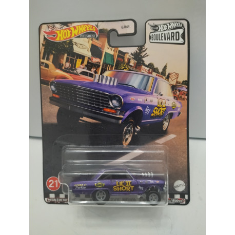 CHEVROLET NOVA 1963 21 BOULEVARD 1:64 HOT WHEELS PREMIUM