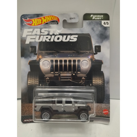 JEEP GLADIATOR FAST & FURIOUS 4/5 FURIOUS FLEET 1:64 HOT WHEELS PREMIUM