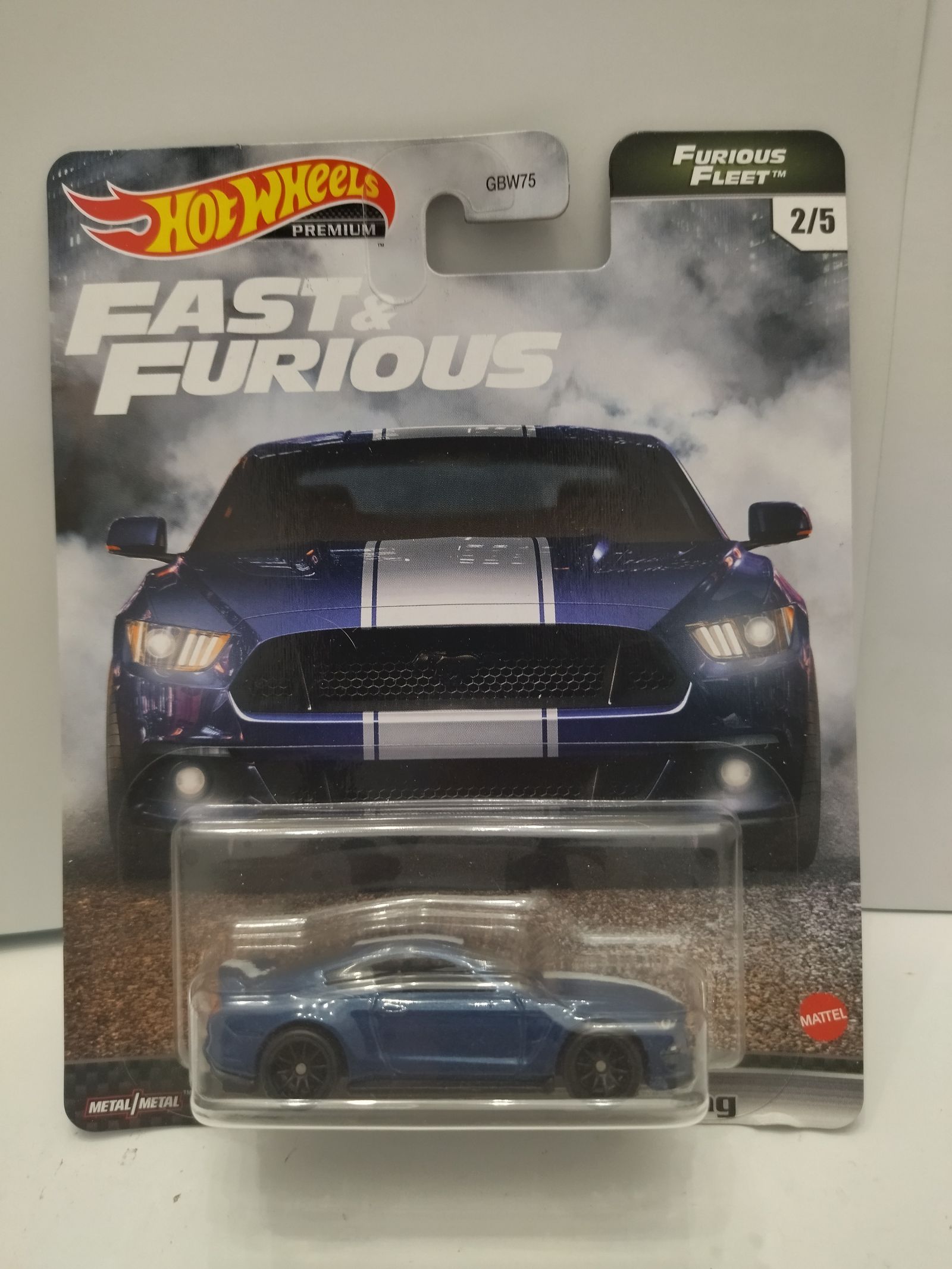 FORD MUSTANG CUSTOM FAST FURIOUS 2/5 FURIOUS FLEET 1:64 HOT WHEELS PREMIUM