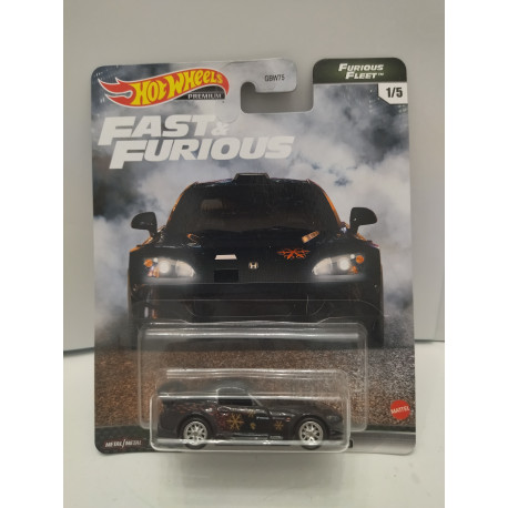 HONDA S2000 FAST & FURIOUS 1/5 FURIOUS FLEET 1:64 HOT WHEELS PREMIUM