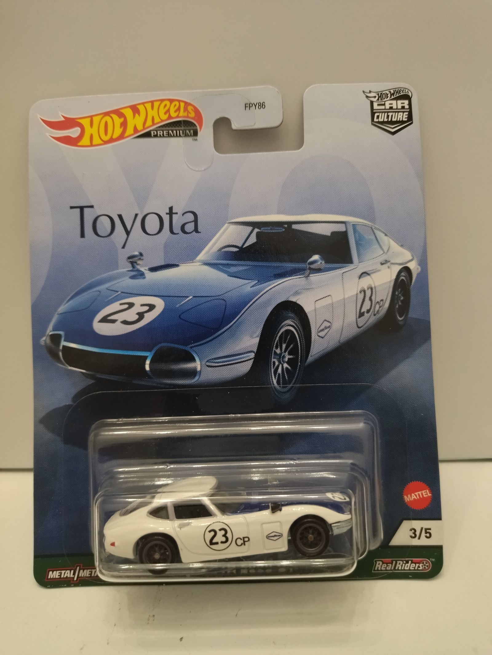 TOYOTA 2000 GT 3/5 TOYOTA 1:64 HOT WHEELS PREMIUM - BCN STOCK CARS