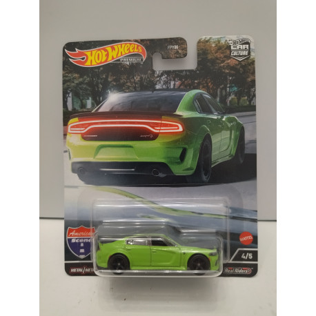 DODGE CHARGER HELLCAT 2020 4/5 AMERICAN SCENE 1:64 HOT WHEELS PREMIUM