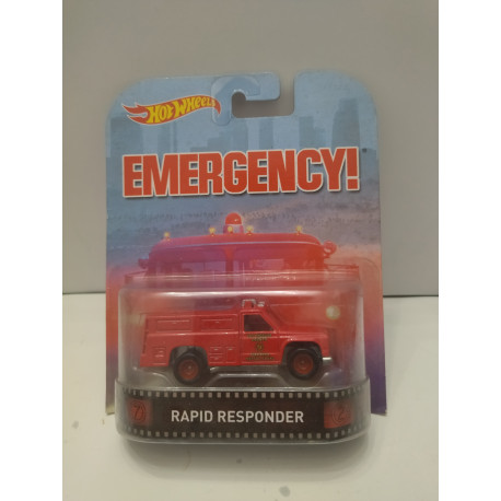 RAPID RESPONDER EMERGENCY 1:64 HOT WHEELS PREMIUM