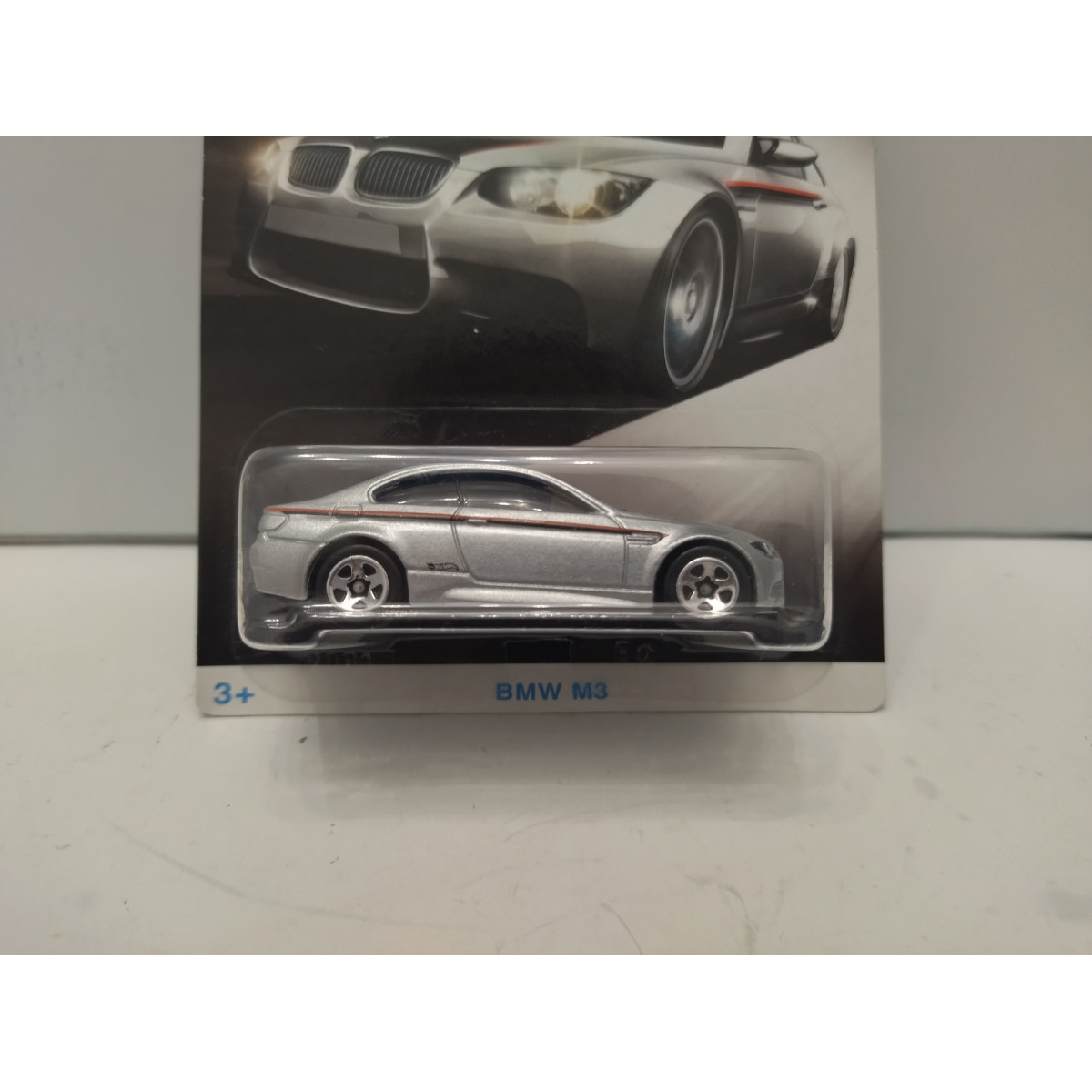 BMW M3 SILVER 6/8 BMW 1:64 HOT WHEELS - BCN STOCK CARS