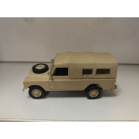 LAND ROVER 109 SERIE III MARRON MANCHA TECHO 1:43 HONGWELL NO BOX/USED/V FOTO