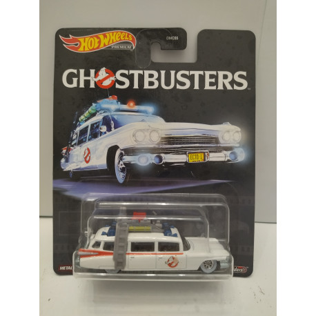 GHOSTBUSTERS ECTO-1 CAZAFANTASMAS ( CARTON) 1:64 HOT WHEELS PREMIUM
