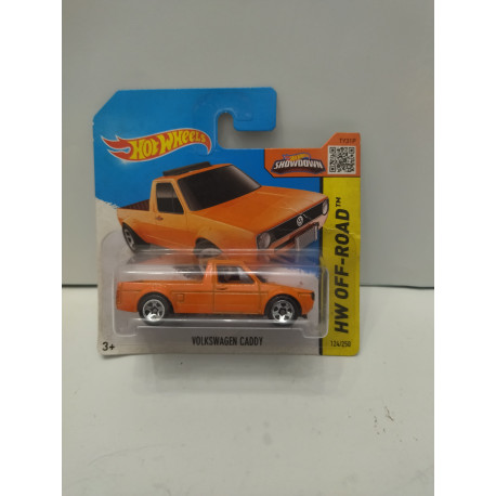 VOLKSWAGEN CADDY ORANGE 124/250 OFF-ROAD 1:64 HOT WHEELS