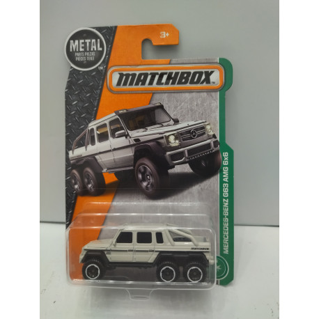 MERCEDES-BENZ G63 AMG 6X6 1:64 MATCHBOX USA CARD