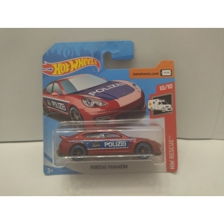 PORSCHE PANAMERA POLIZEI 10 10 RESCUE 1 64 HOT WHEELS BCN STOCK CARS