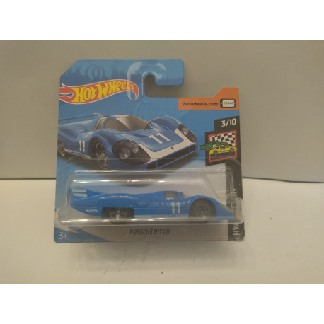 PORSCHE 917 LH BLUE 3/10 RACE DAY 1:64 HOT WHEELS