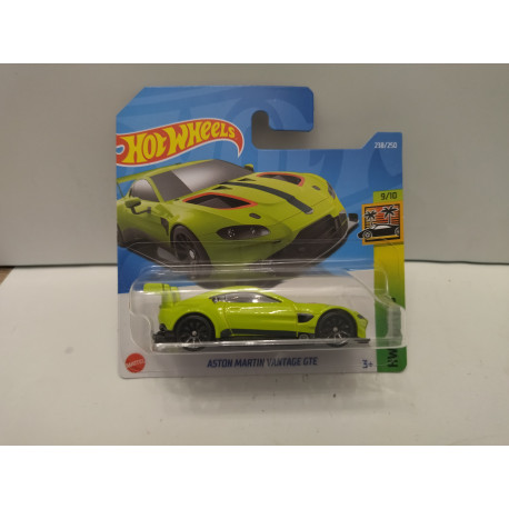 ASTON MARTIN GTE GREEN 9/10 EXOTICS 1:64 HOT WHEELS