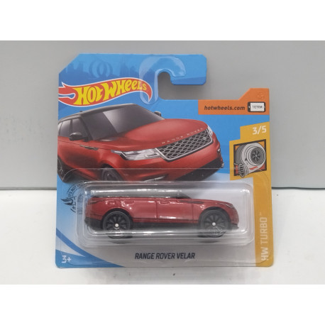 RANGE ROVER VELAR RED 3/5 TURBO 1:64 HOT WHEELS
