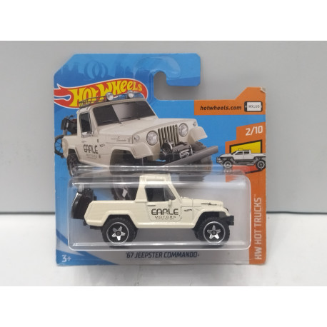JEEP JEEPSTER COMMANDO 1967 EARLE 2/10 HOT TRUCKS 1:64 HOT WHEELS