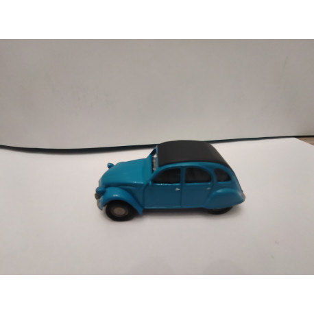 CITROEN 2CV BLUE PETREL NOREV 3 INCHES (7,5cm) 1:64 APX