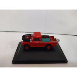 LAND ROVER SERIES II FIRE/POMPIERS/BOMBEROS 1:76 OXFORD URNA ROTA