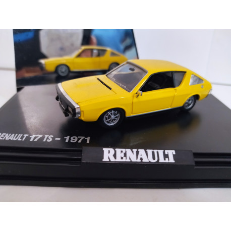 Renault 17 TS Bleue 1974 - Norev 1/43 Miniature En Boîte - Collection