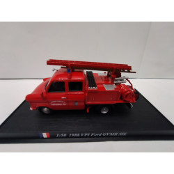 FORD TRANSIT GVMR 1988 FIRE/POMPIERS/BOMBEROS 1:50 DelPRADO URNA NO ORIGINAL