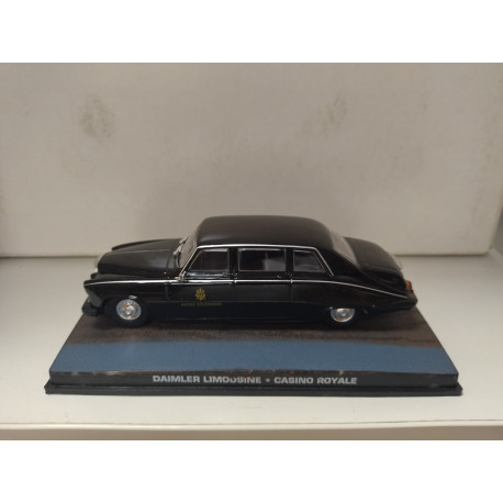 DAIMLER LIMOUSINE CASINO ROYAL 007 JAMES BOND 1:43 EAGLEMOSS IXO