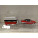 CHEVROLET BEL AIR 1957 + ALAMEDA TRAILER DESIGN TOWN & GO 1:64 MAISTO