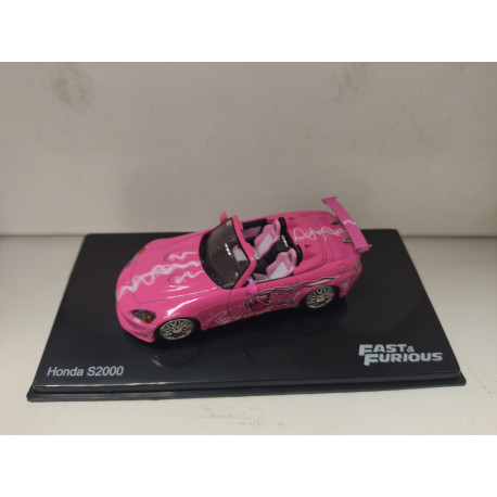 HONDA S2000 OPEN PINK FAST & FURIOUS 1:43 ALTAYA IXO