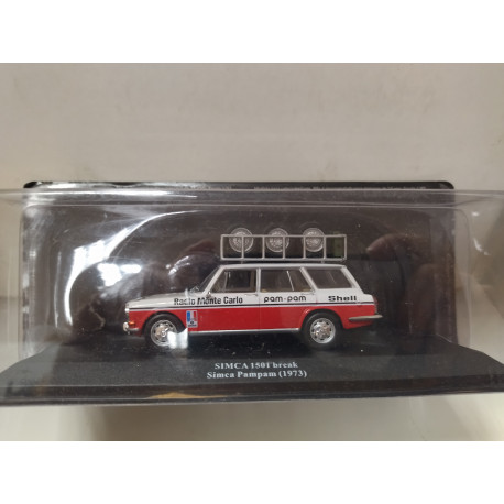 SIMCA 1501 S BREAK 1973 SIMCA PAMPAM ASSISTANCE RALLY 1:43 ALTAYA IXO