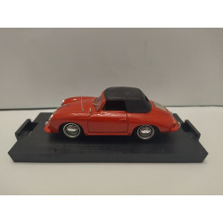 PORSCHE 356 C 1963 SPYDER CLOSED RED 1:43 BRUMM R224