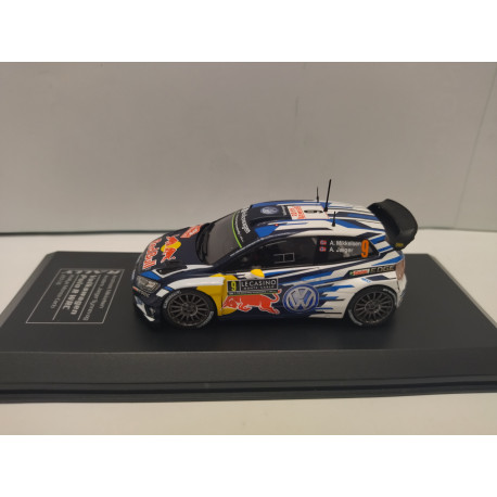 VOLKSWAGEN POLO R WRC RALLY MONTE CARLO 2016 MIKKELSEN 1:43 DIECAST IXO