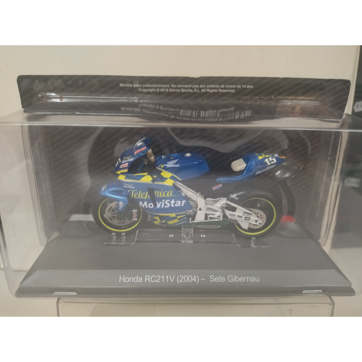 Moto GP Altaya 1/12-Honda RC211V- Sete Gibernau 2004