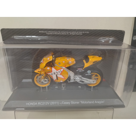 HONDA RC 212V 2011 CASEY STONER MOTORLAND ARAGON MOTO GP 1:18 ALTAYA IXO