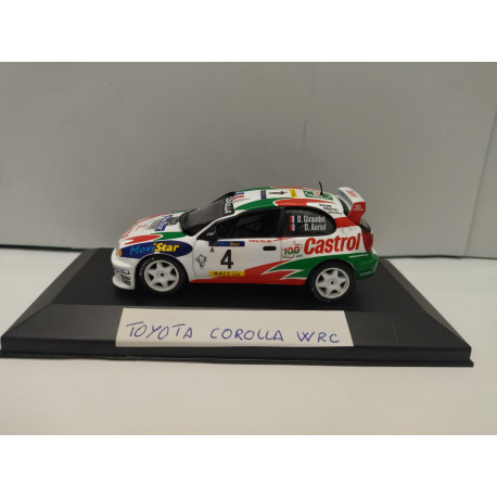 TOYOTA COROLLA WRC RALLY CATALUÑA 1999 D. AURIOL 1:43 ALTAYA IXO CAJA NO ORIGINAL