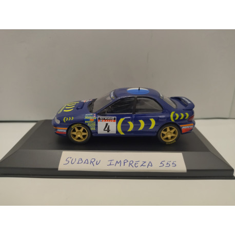 SUBARU IMPREZA 555 RALLY RAC 1995 C.MCRAE 1:43 ALTAYA IXO CAJA NO ORIGINAL