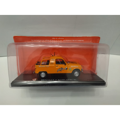 RENAULT 4 1986 RAID AFRI-4L 1:43 4L COLLECTION HACHETTE IXO