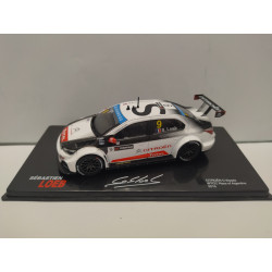 CITROEN C-ELYSÉE 2015 WTCC ARGENTINA S.LOEB 1:43 ALTAYA IXO URNA RAJADA