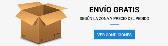 Envío gratis según la zona y precio del pedido